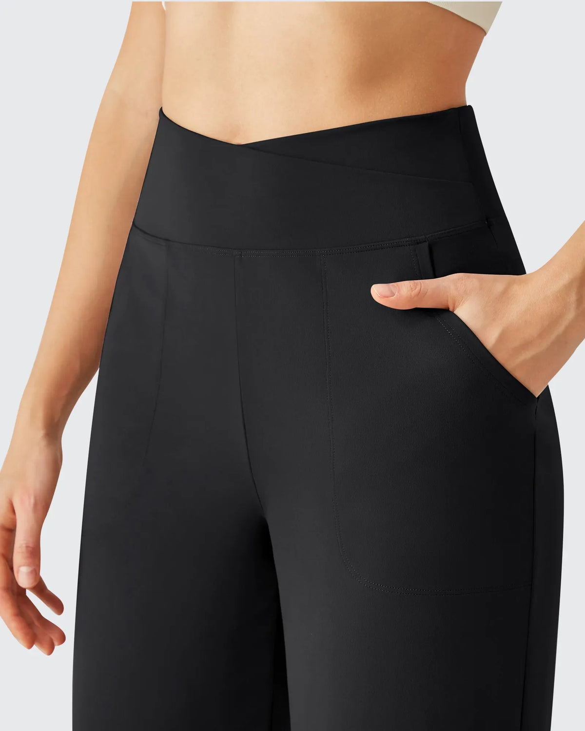 BareFeel High Stretch Ankle Wide Leg Yoga Pants
