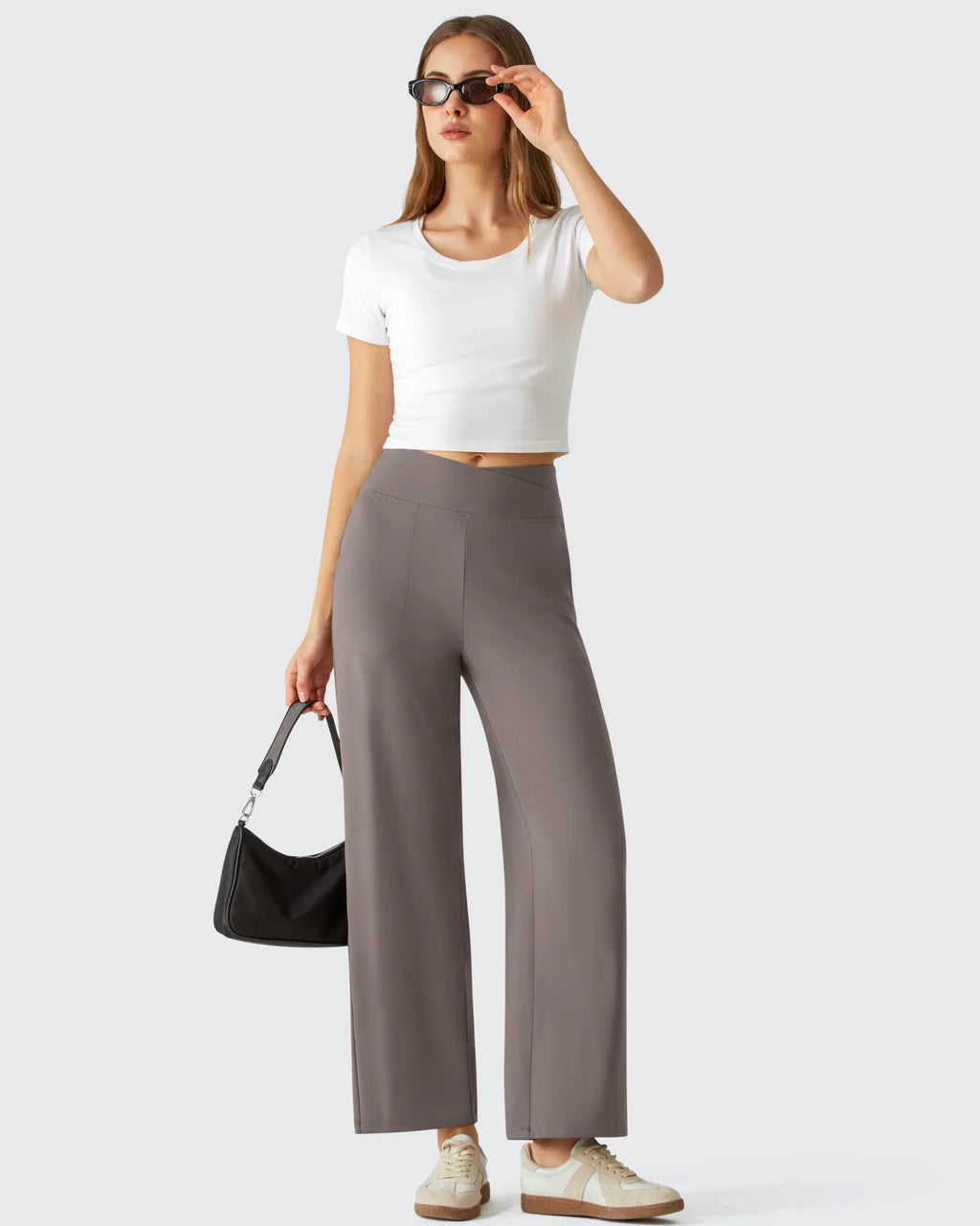 BareFeel High Stretch Ankle Wide Leg Yoga Pants