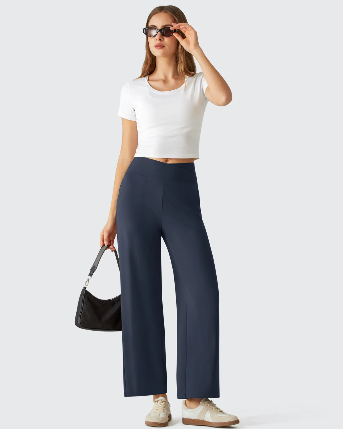 BareFeel High Stretch Ankle Wide Leg Yoga Pants