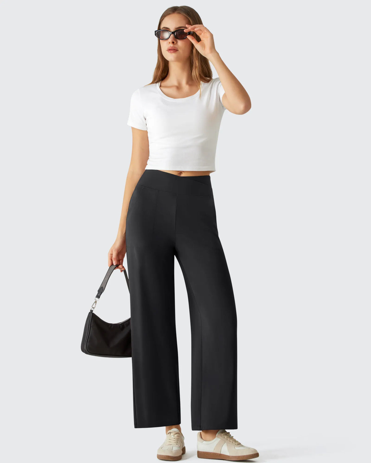BareFeel High Stretch Ankle Wide Leg Yoga Pants