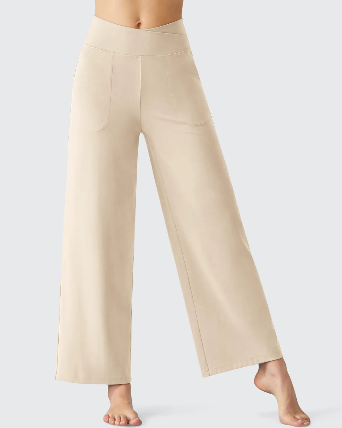 BareFeel High Stretch Ankle Wide Leg Yoga Pants