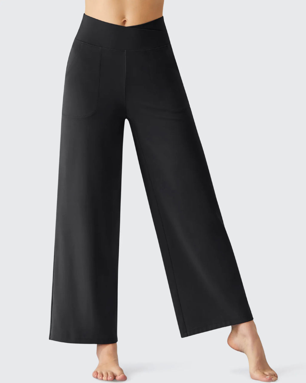 BareFeel High Stretch Ankle Wide Leg Yoga Pants