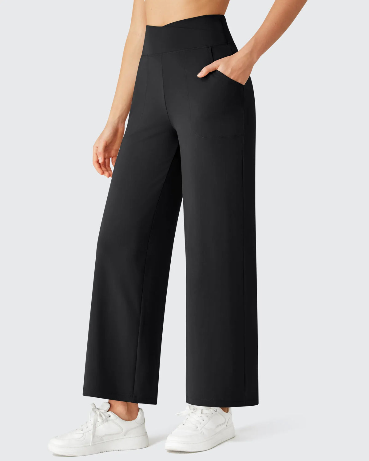 BareFeel High Stretch Ankle Wide Leg Yoga Pants