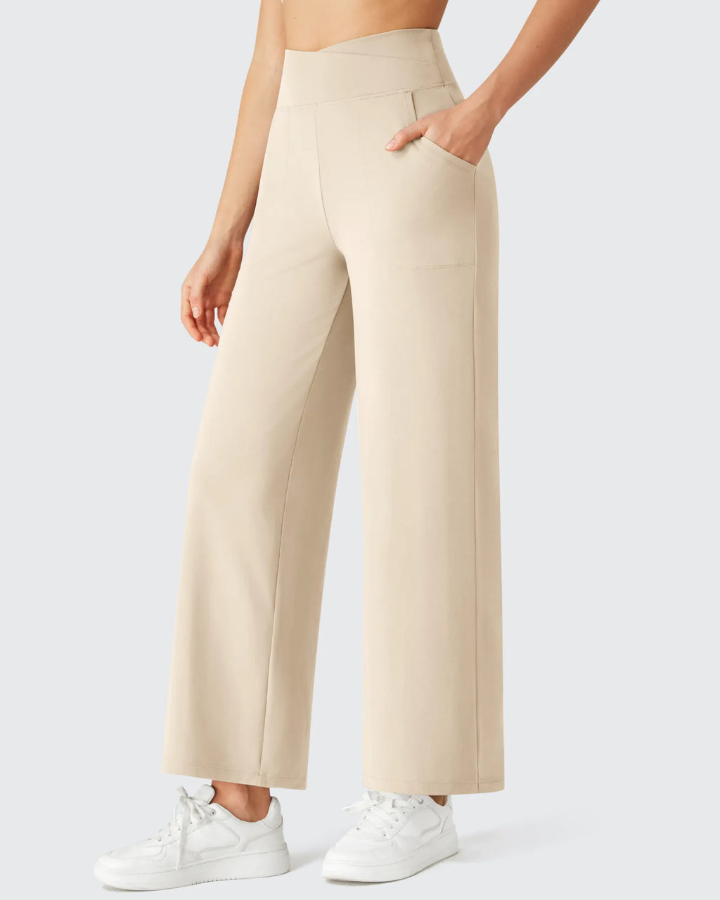 BareFeel High Stretch Ankle Wide Leg Yoga Pants