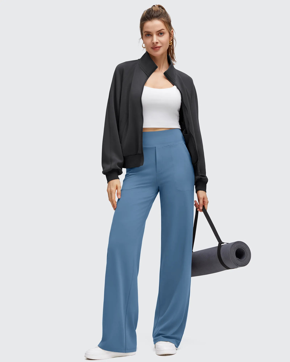 BareFeel High Stretch Wide Leg Yoga Pants