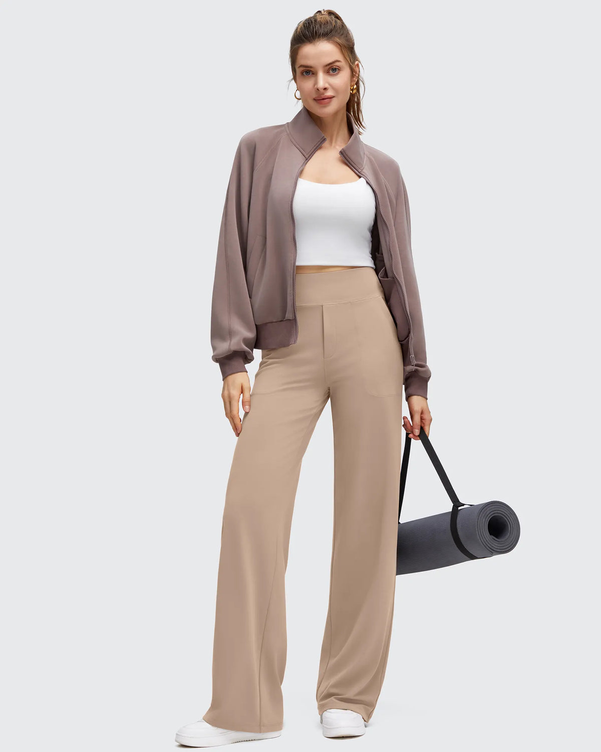BareFeel High Stretch Wide Leg Yoga Pants