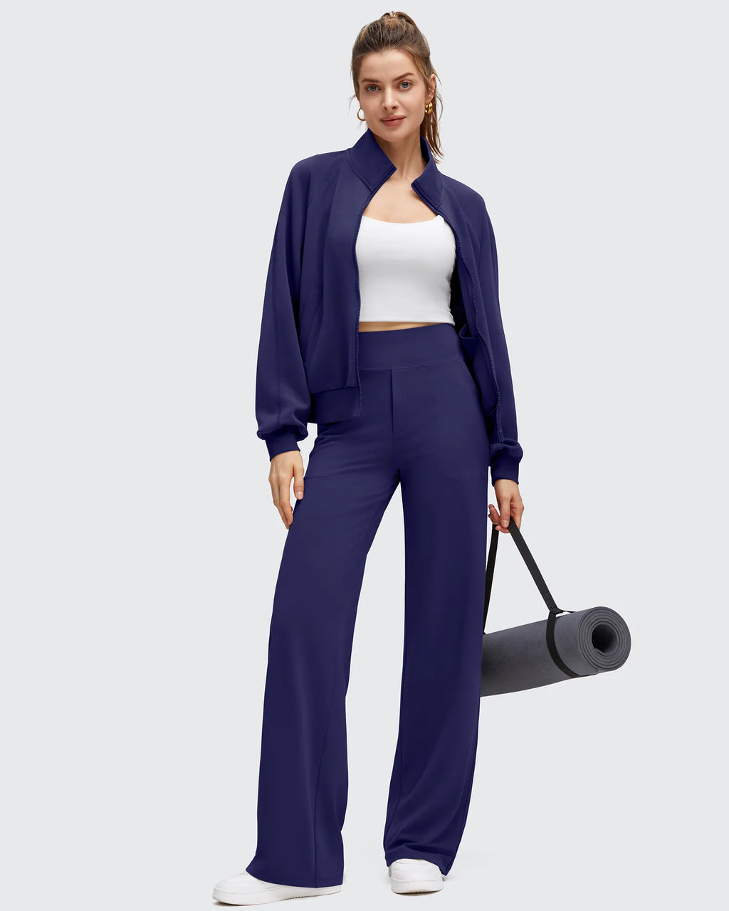 BareFeel High Stretch Wide Leg Yoga Pants