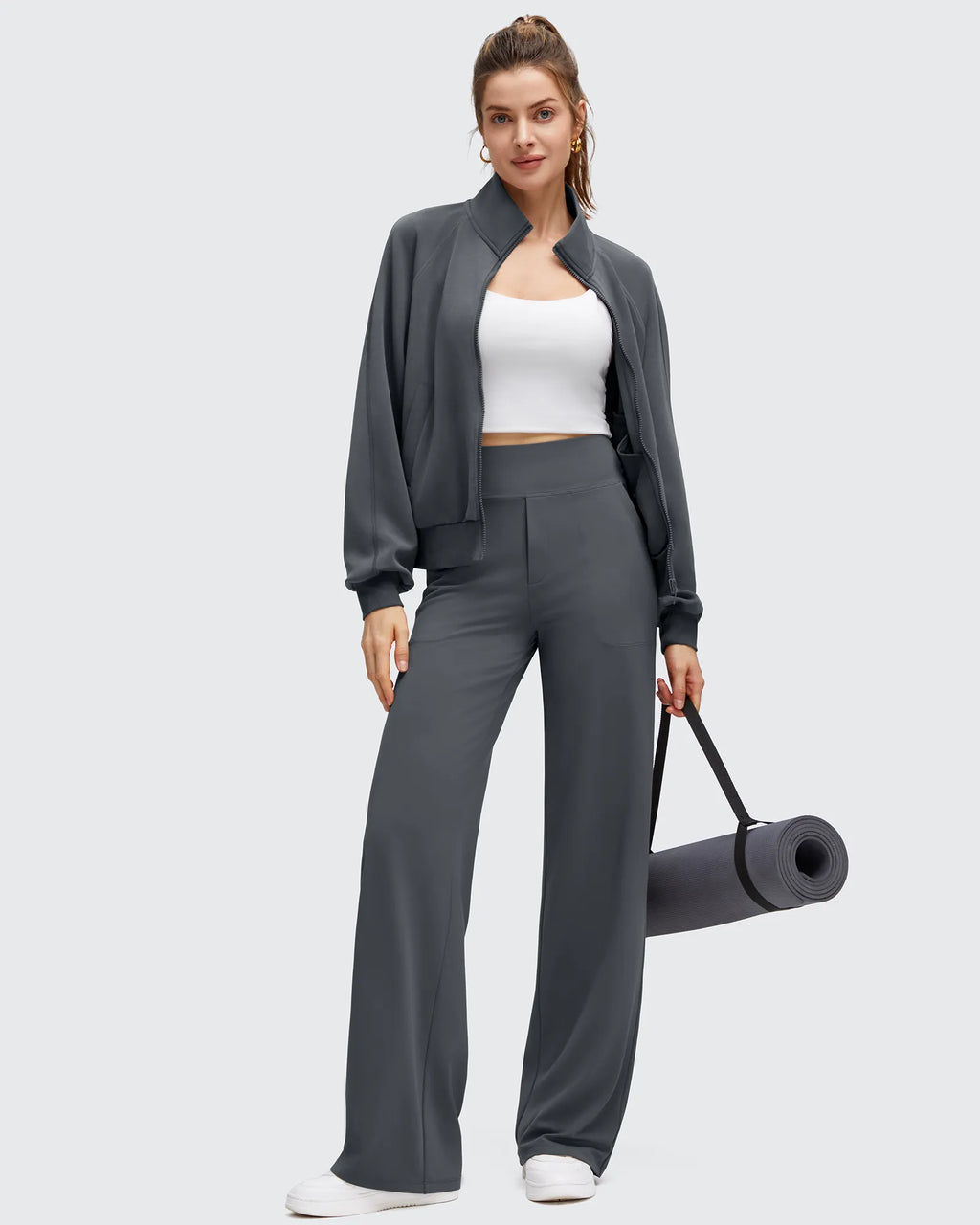 BareFeel High Stretch Wide Leg Yoga Pants