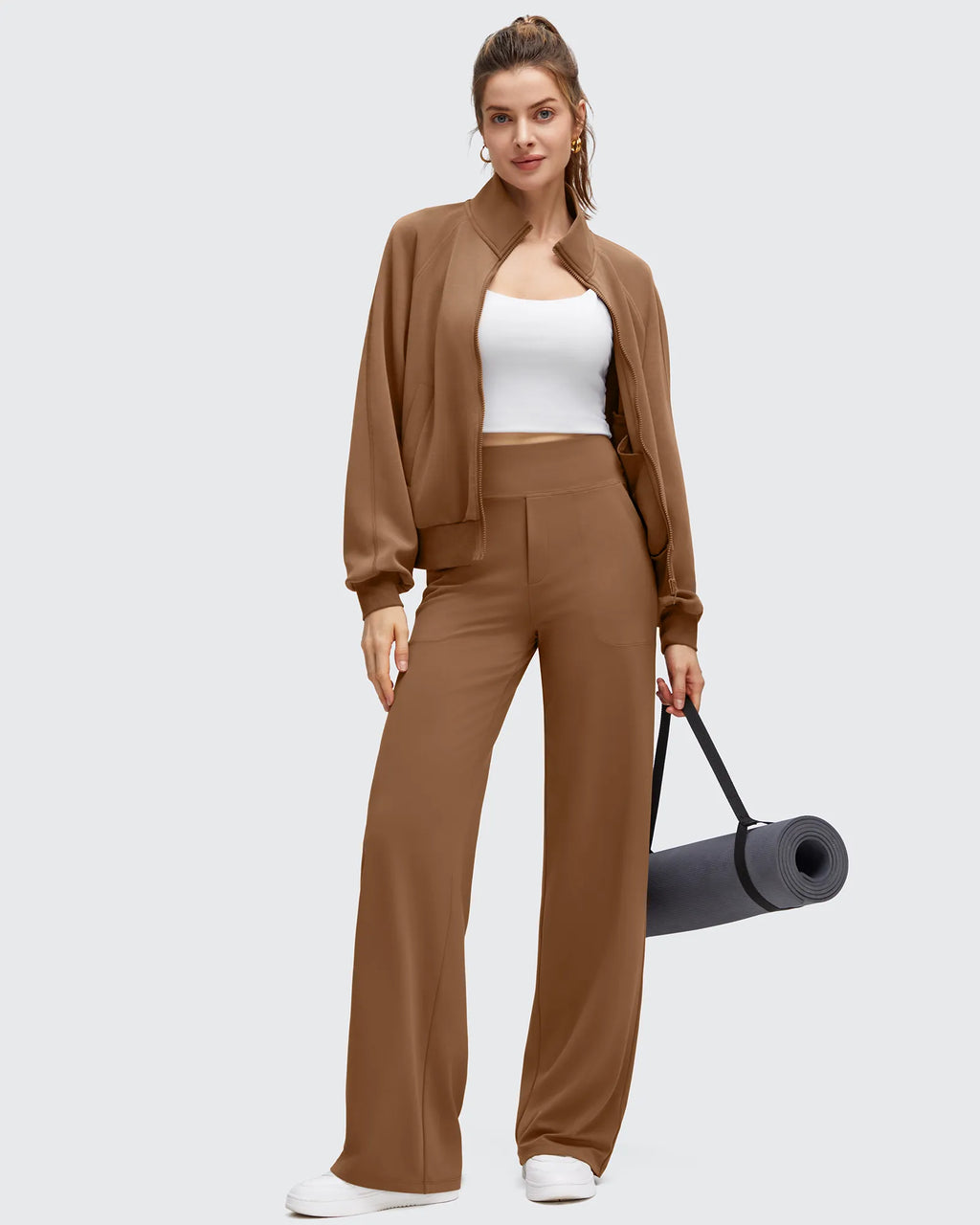 BareFeel High Stretch Wide Leg Yoga Pants