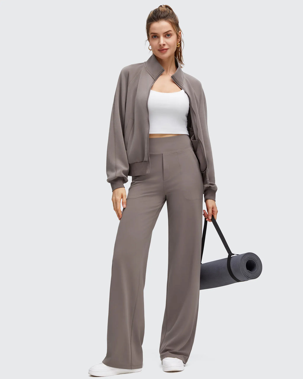 BareFeel High Stretch Wide Leg Yoga Pants