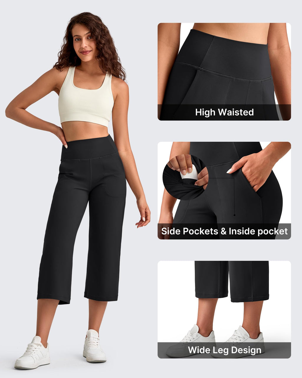 BareFeel High Waist Capri Pants