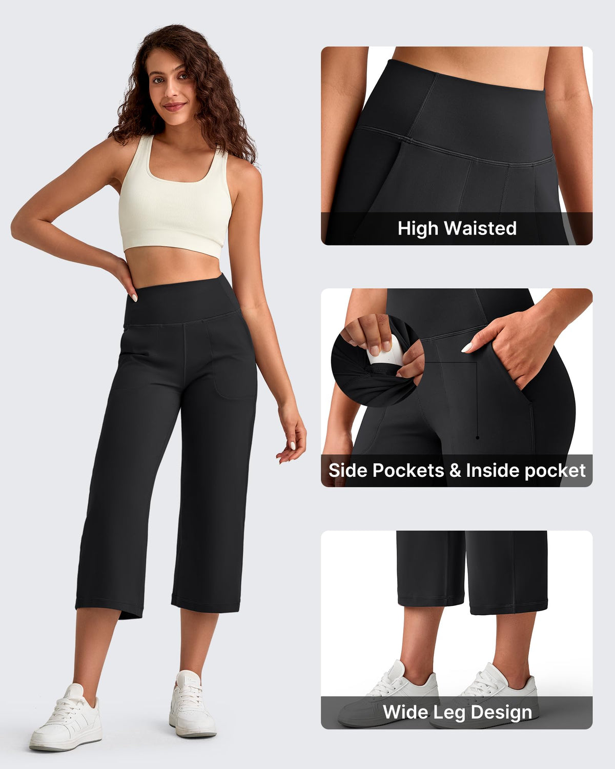 BareFeel High Waist Capri Pants