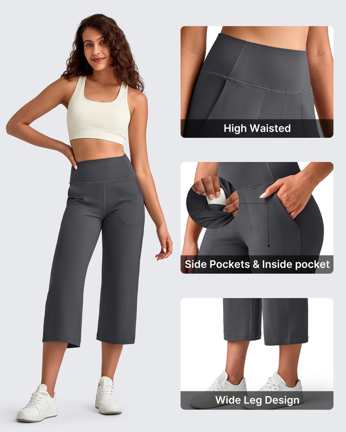 BareFeel High Waist Capri Pants
