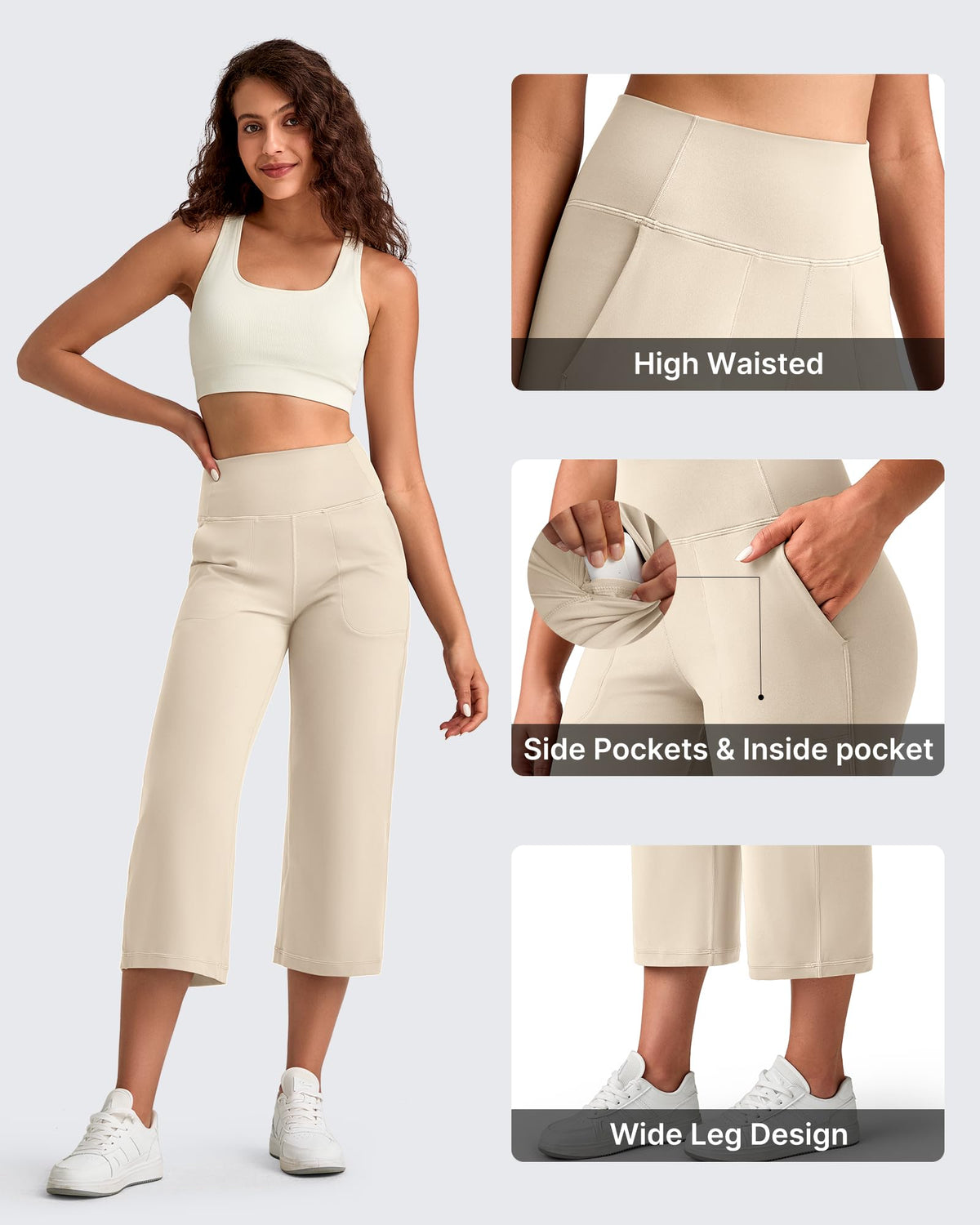 BareFeel High Waist Capri Pants