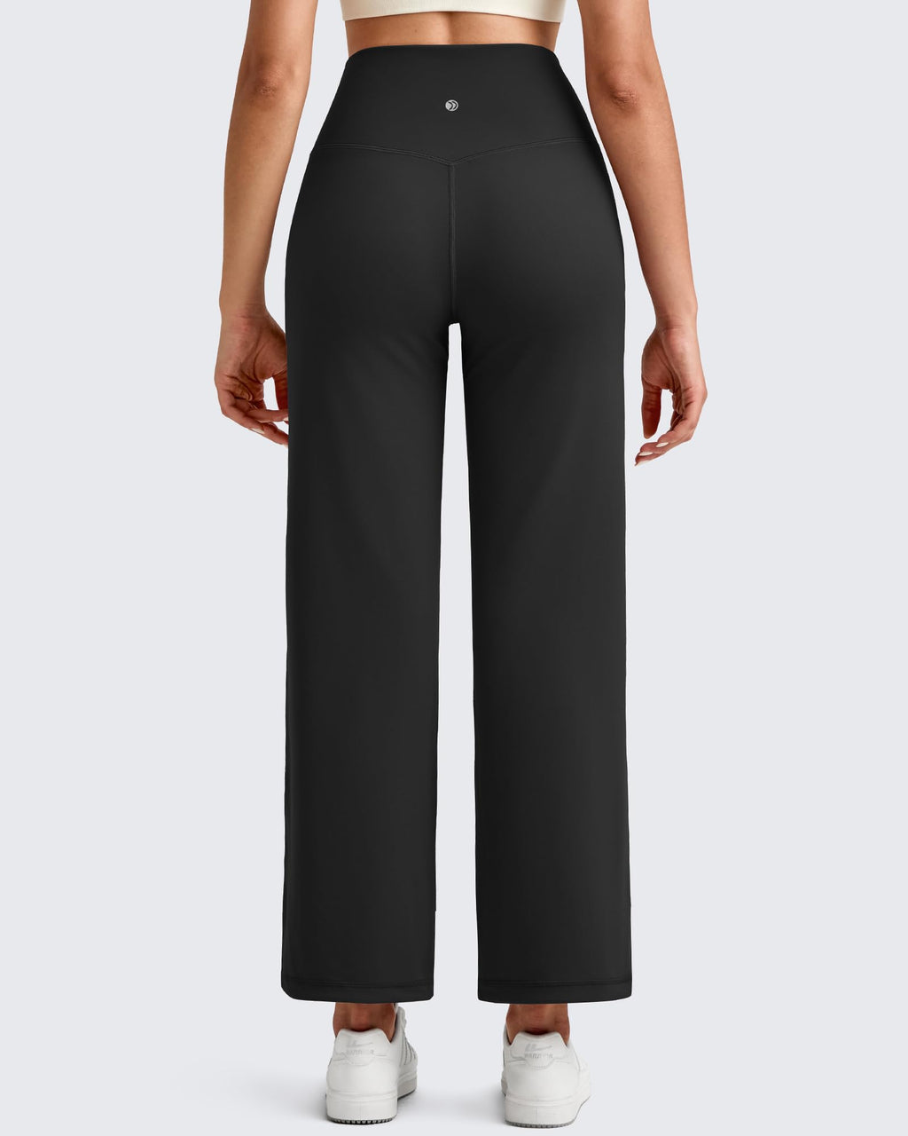 BareFeel High Waist Wide Leg Ankle Length Pants