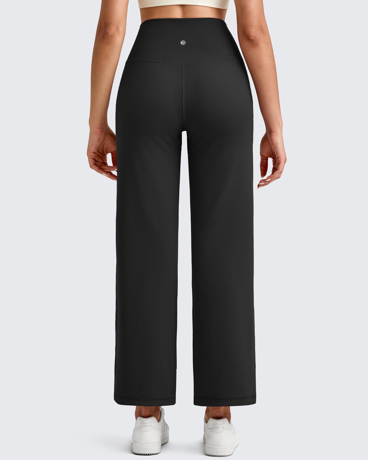 BareFeel High Waist Wide Leg Ankle Length Pants
