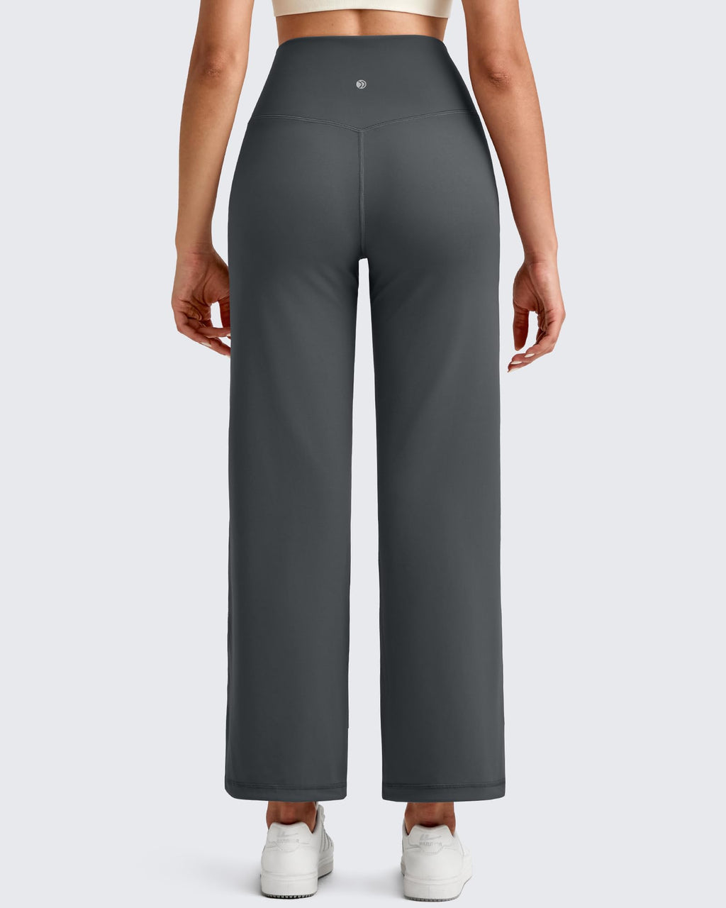 BareFeel High Waist Wide Leg Ankle Length Pants
