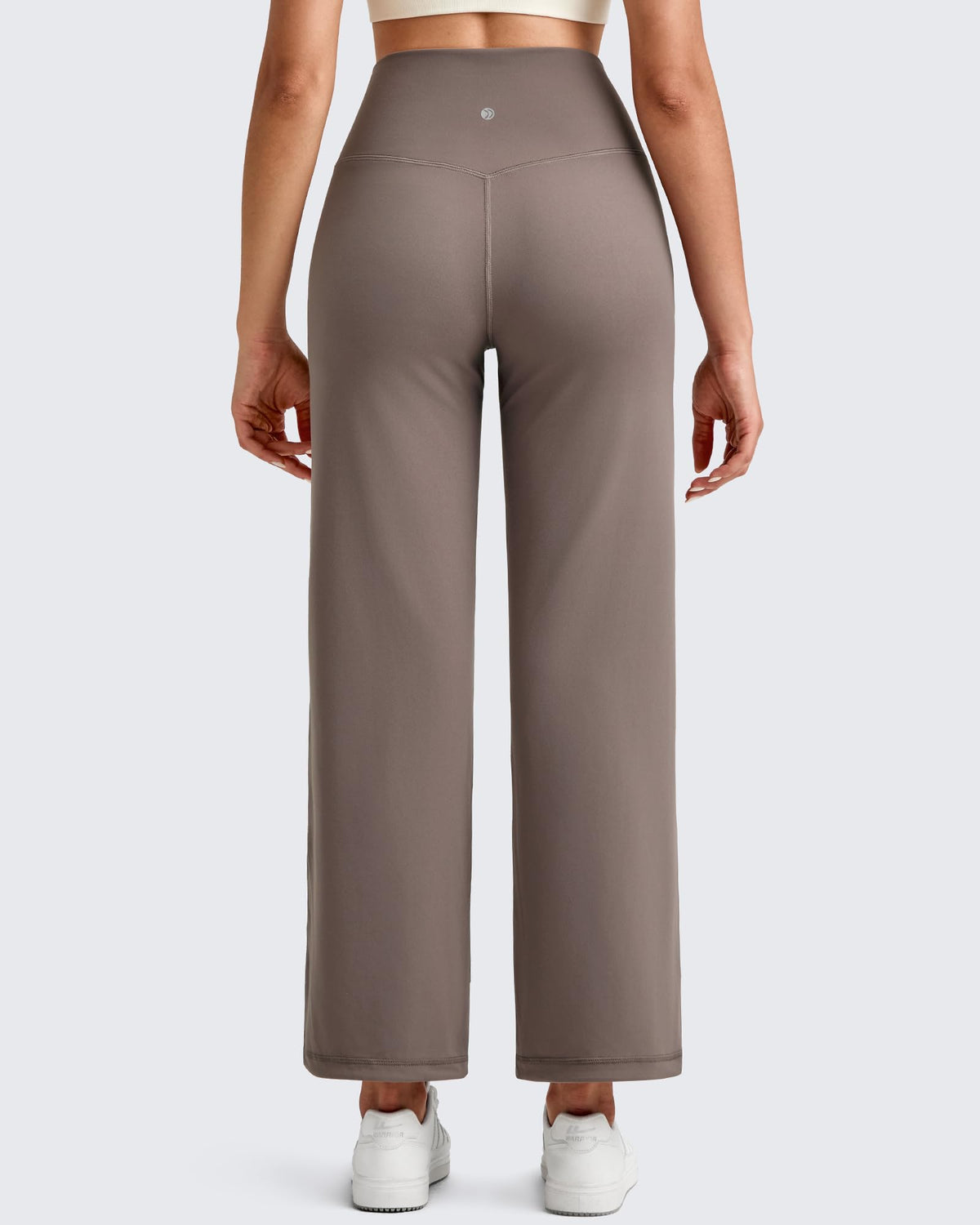 BareFeel High Waist Wide Leg Ankle Length Pants