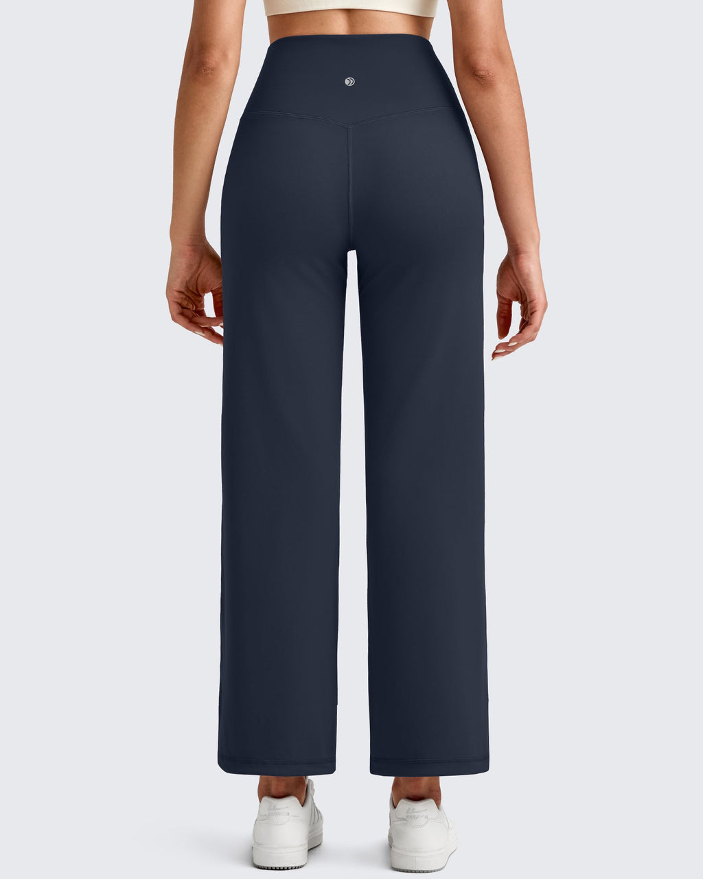 BareFeel High Waist Wide Leg Ankle Length Pants
