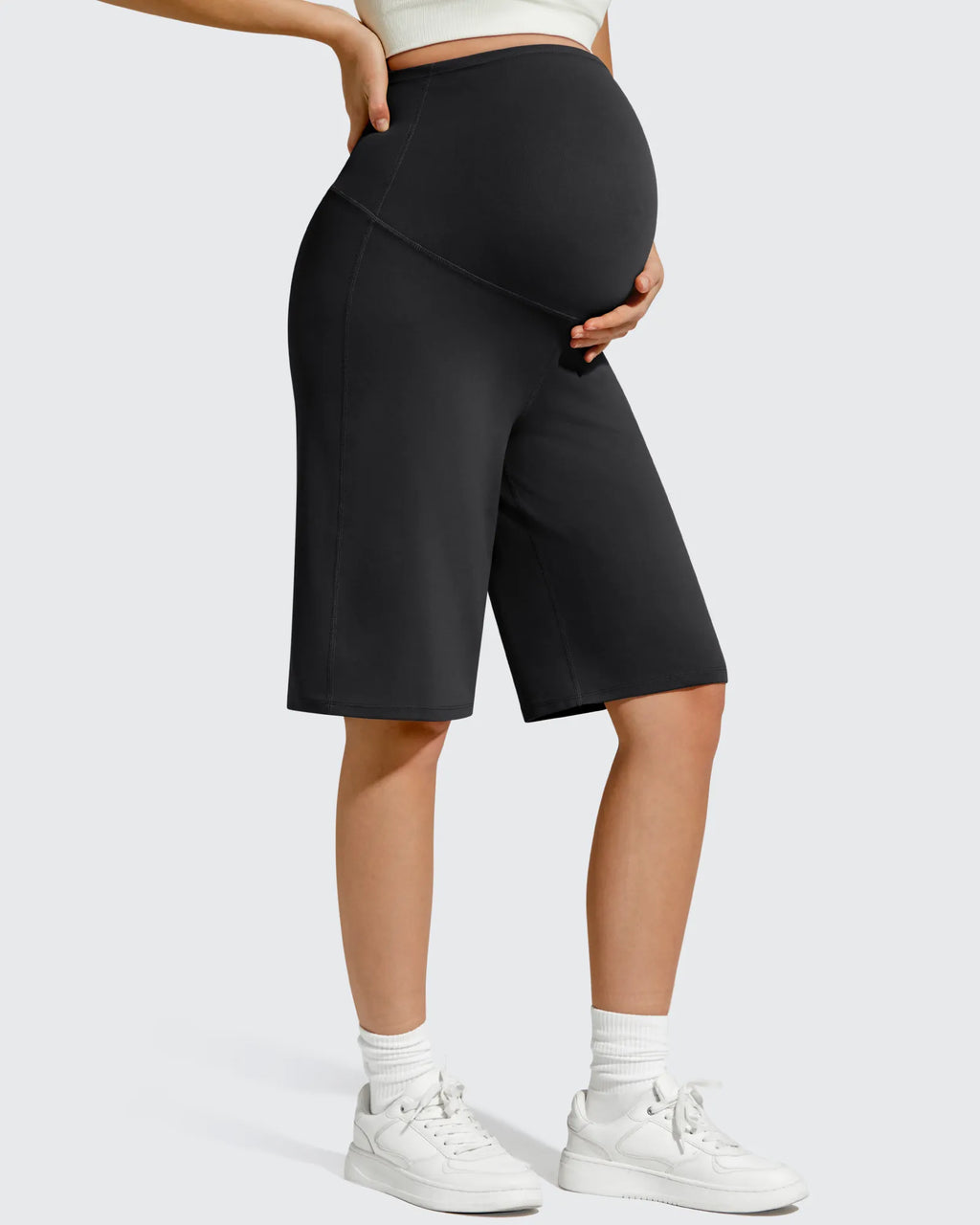 BareFeel Maternity Bermuda Wide Leg Shorts