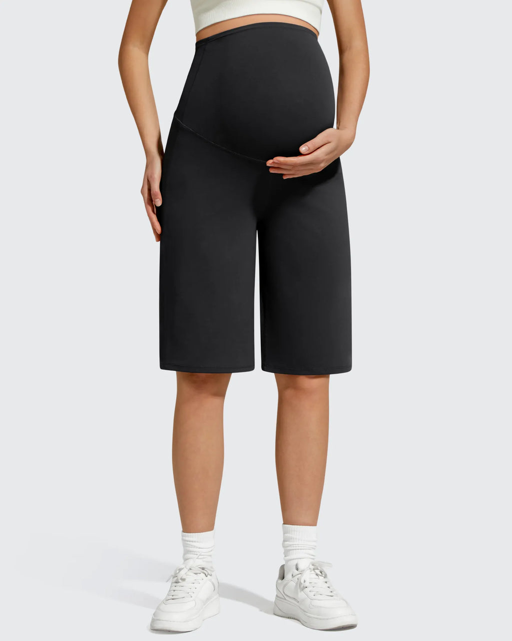 BareFeel Maternity Bermuda Wide Leg Shorts