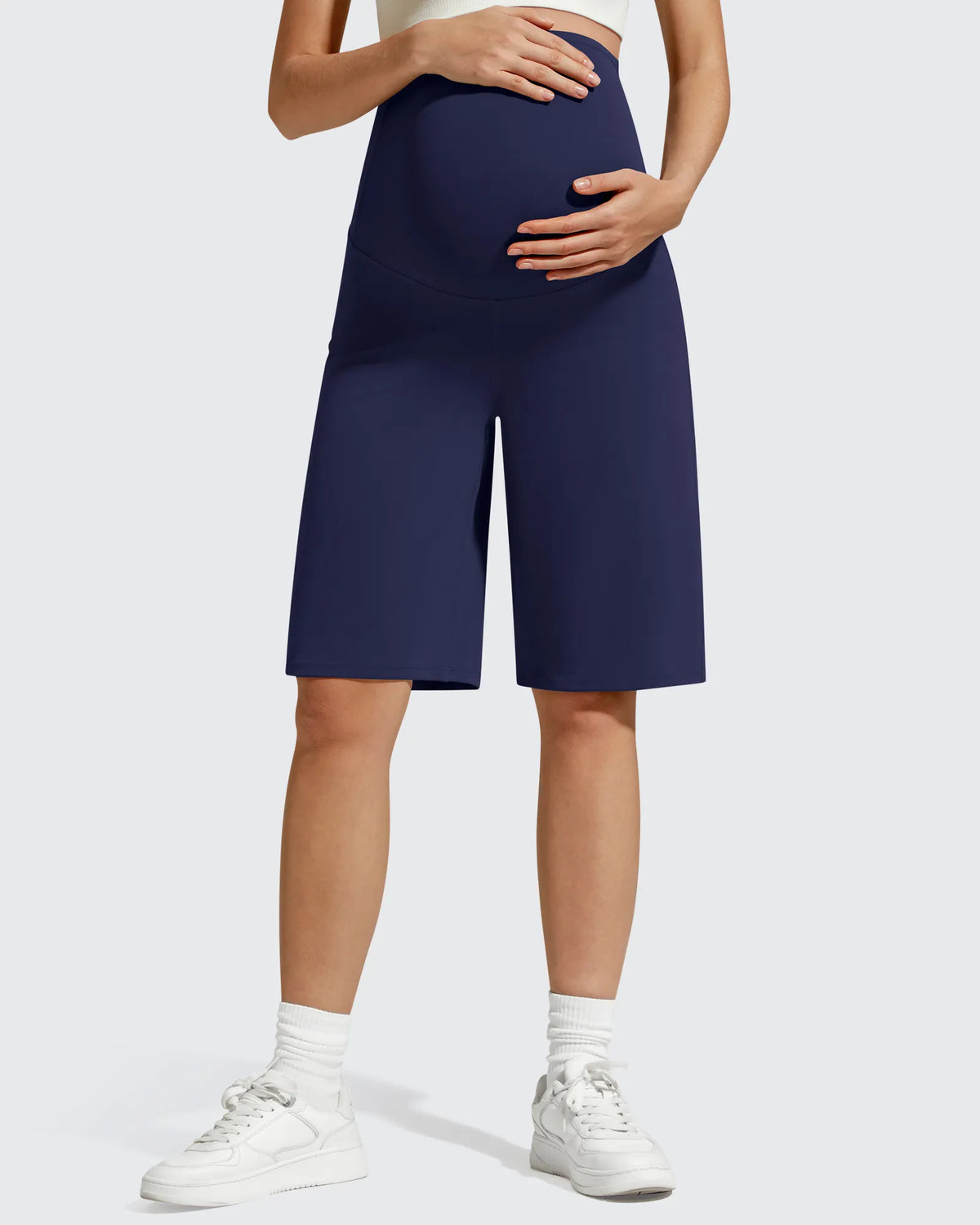 BareFeel Maternity Bermuda Wide Leg Shorts