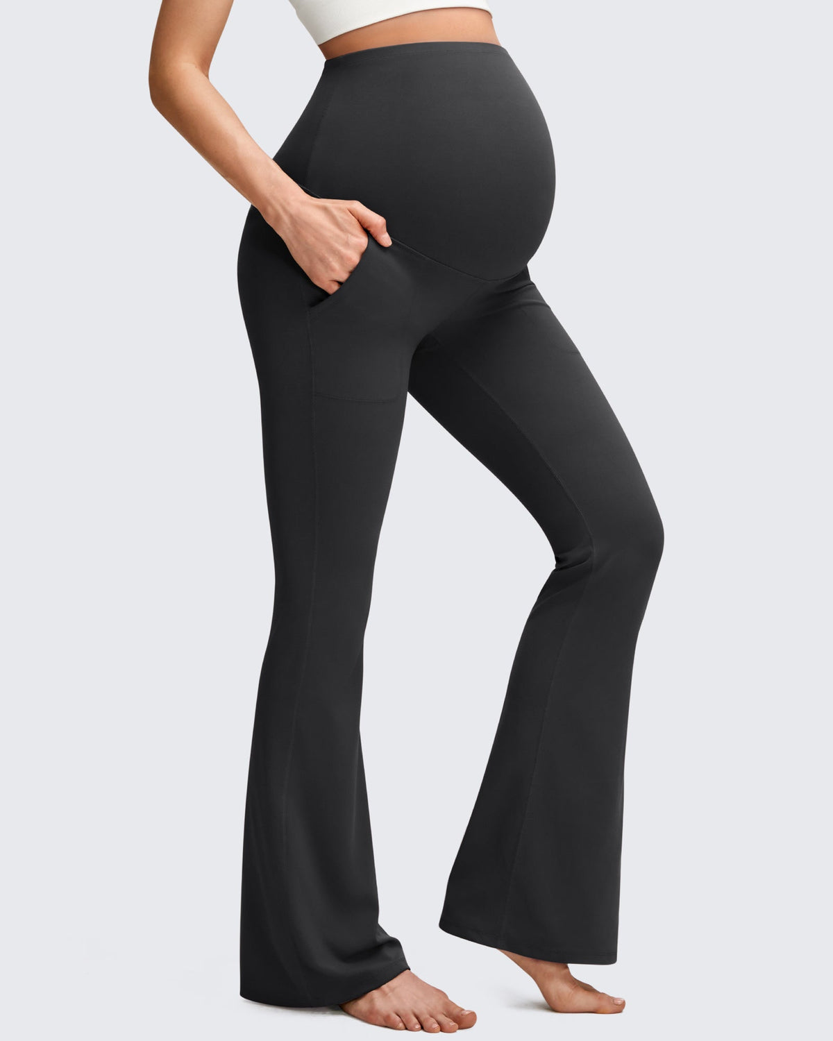 BareFeel Maternity Pockets Dress Flare Leggings