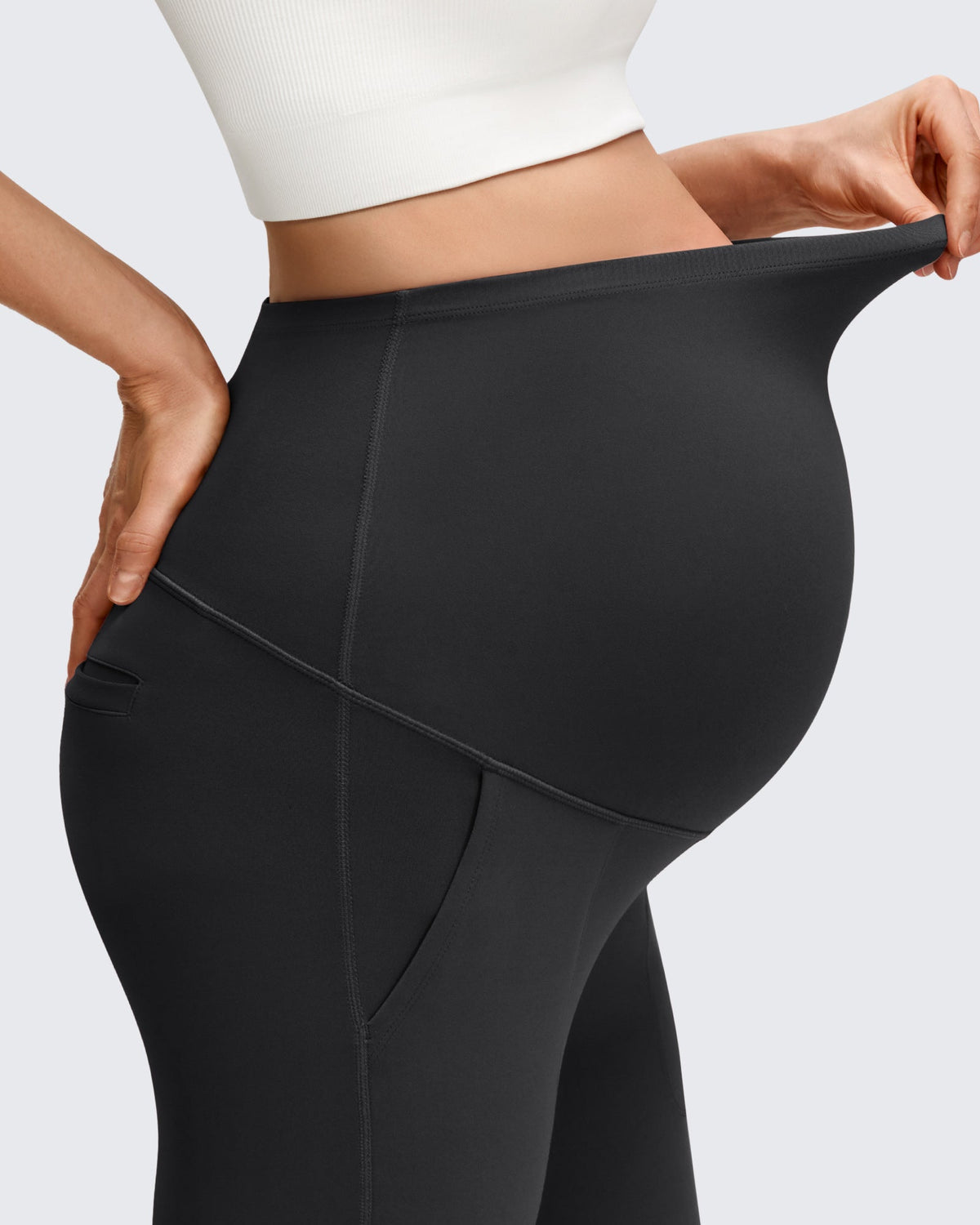 BareFeel Maternity Pockets Dress Flare Leggings