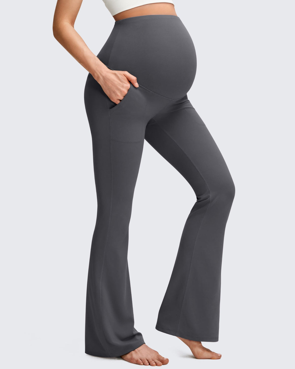 BareFeel Maternity Pockets Dress Flare Leggings