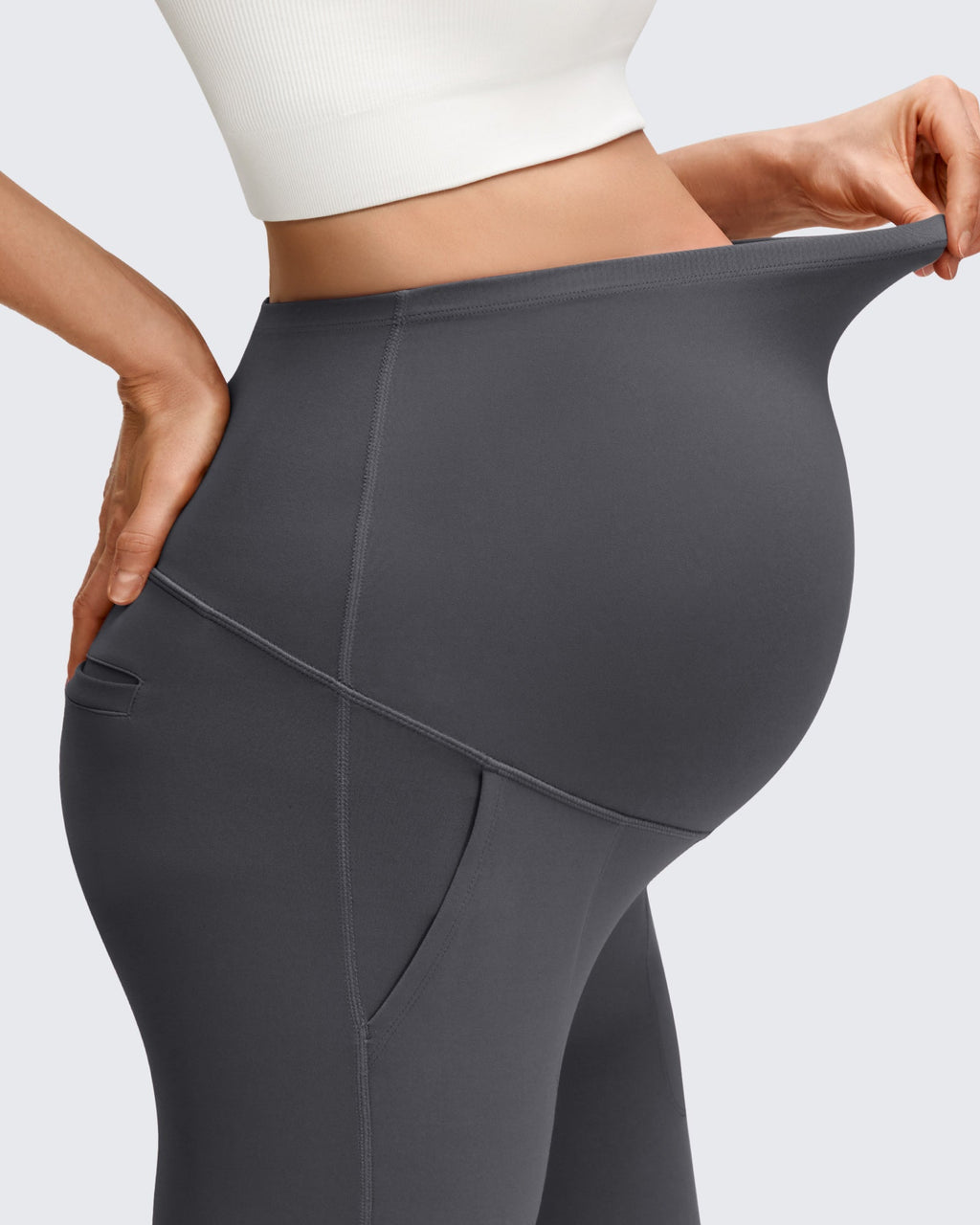 BareFeel Maternity Pockets Dress Flare Leggings