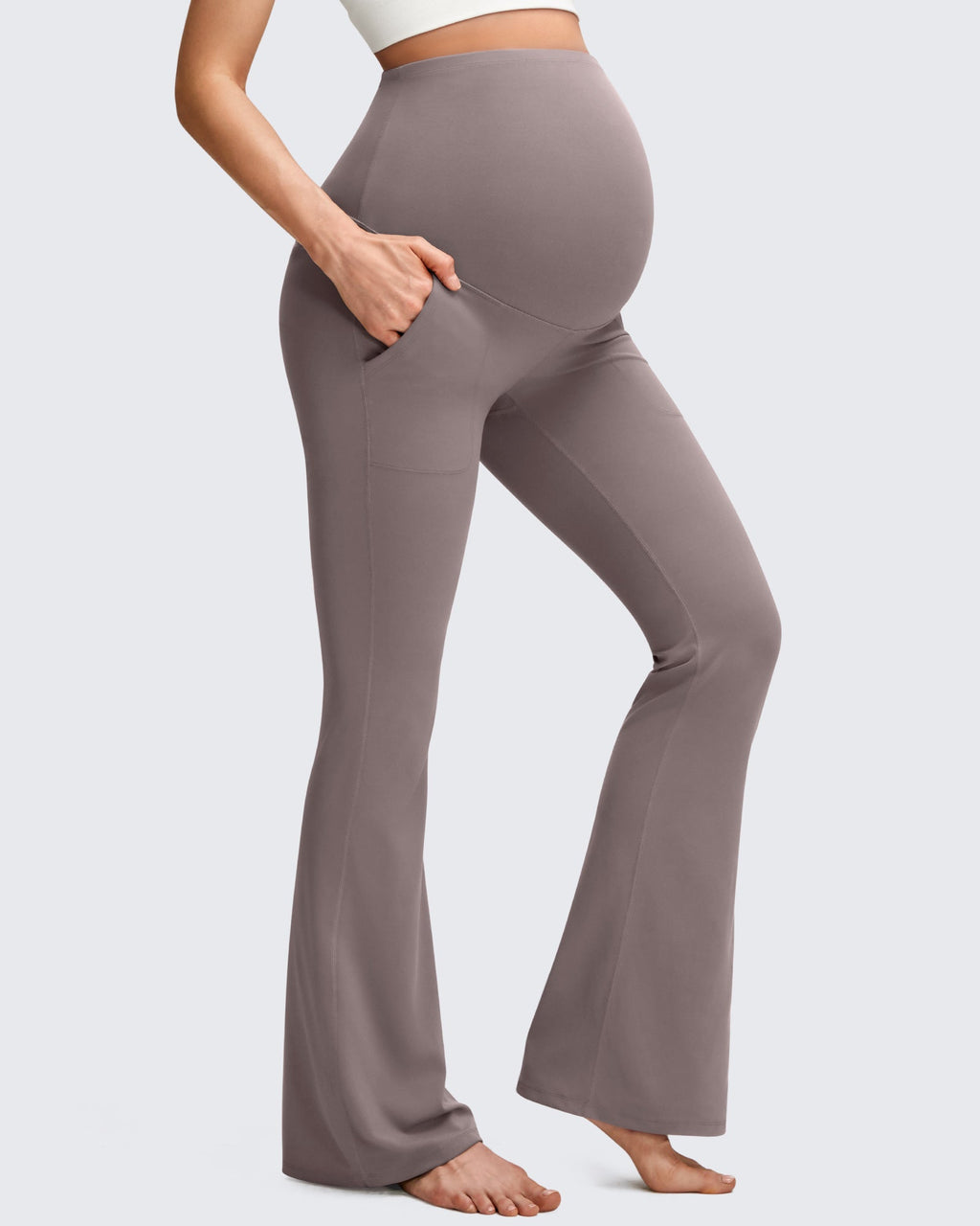 BareFeel Maternity Pockets Dress Flare Leggings