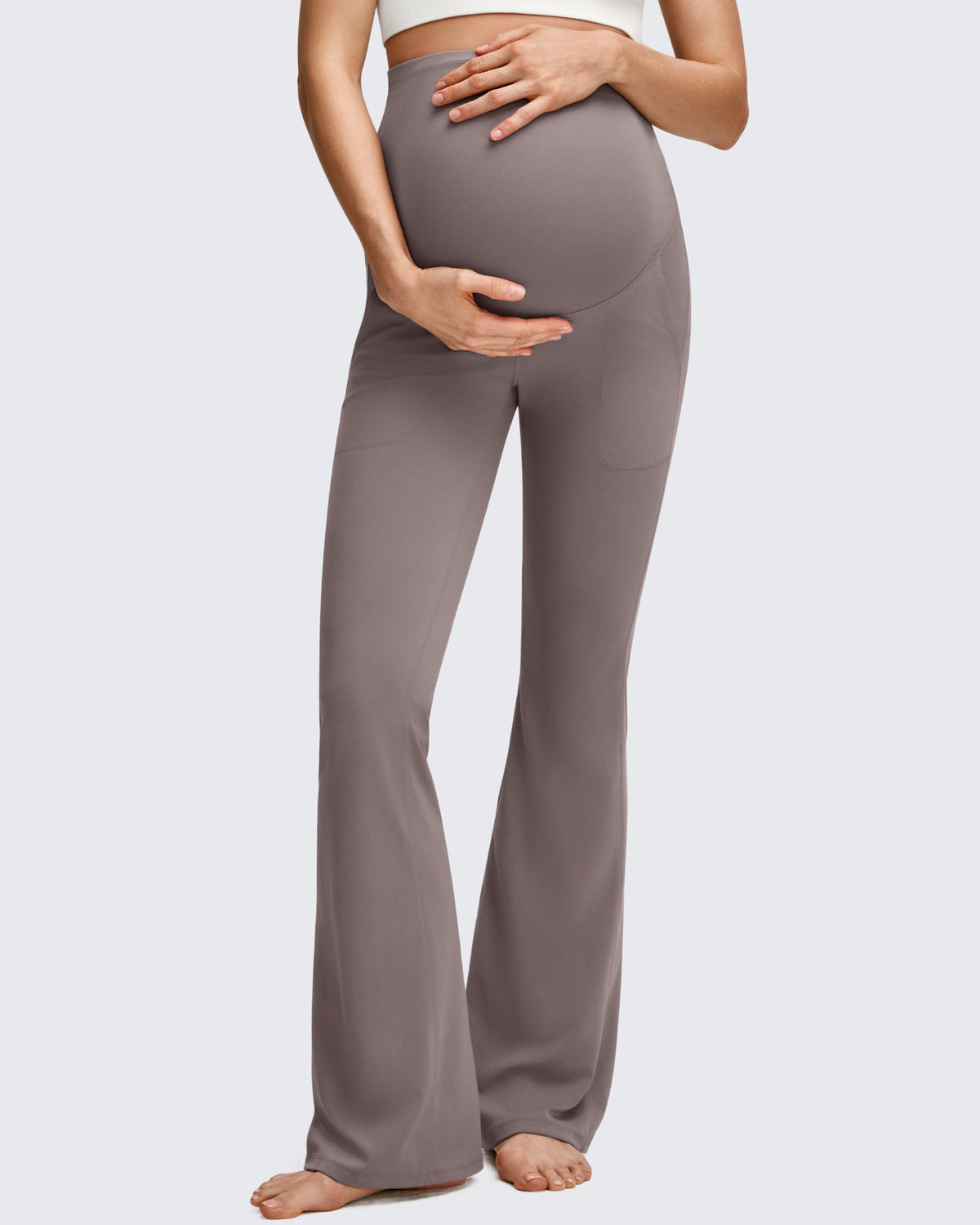 BareFeel Maternity Pockets Dress Flare Leggings