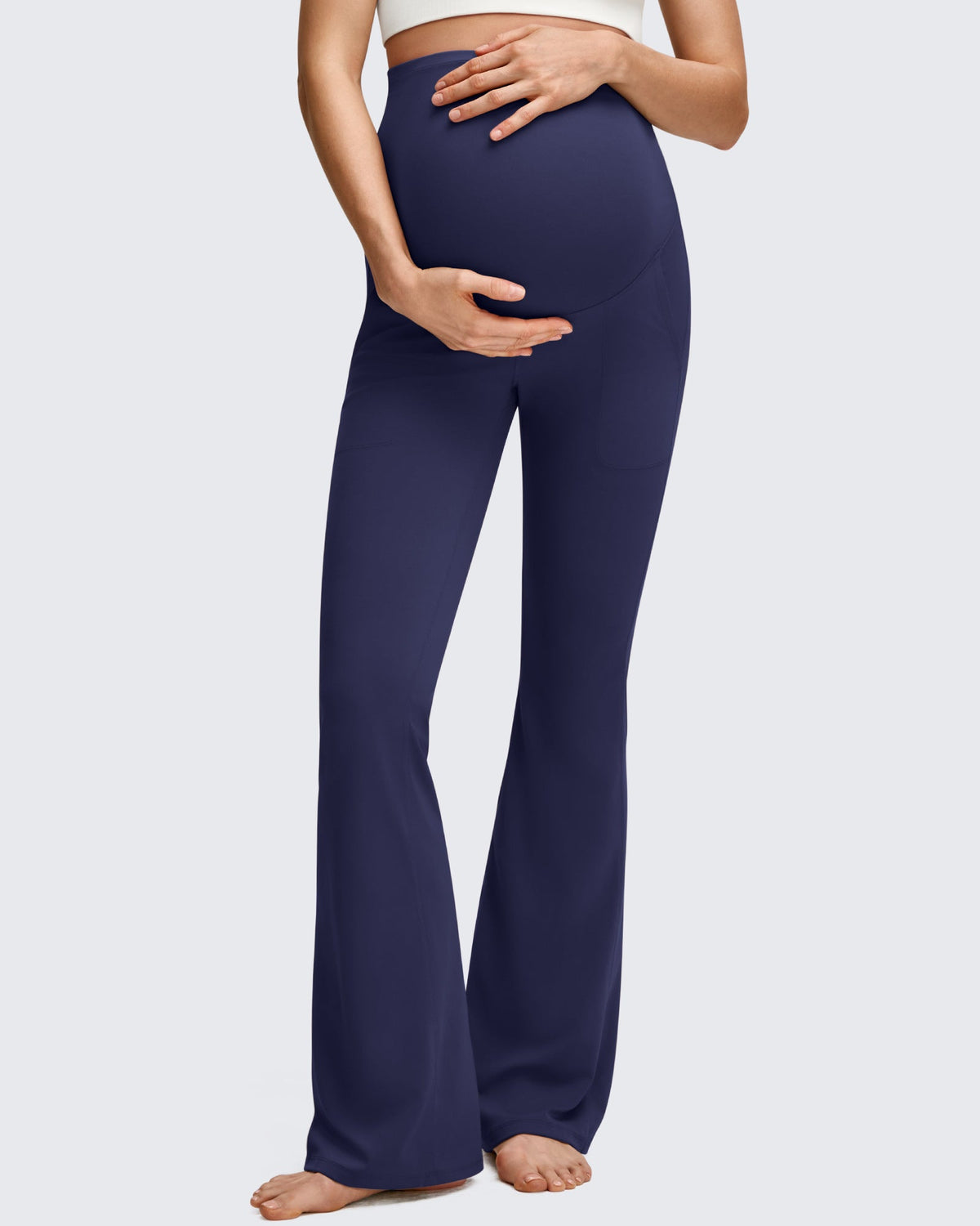 BareFeel Maternity Pockets Dress Flare Leggings