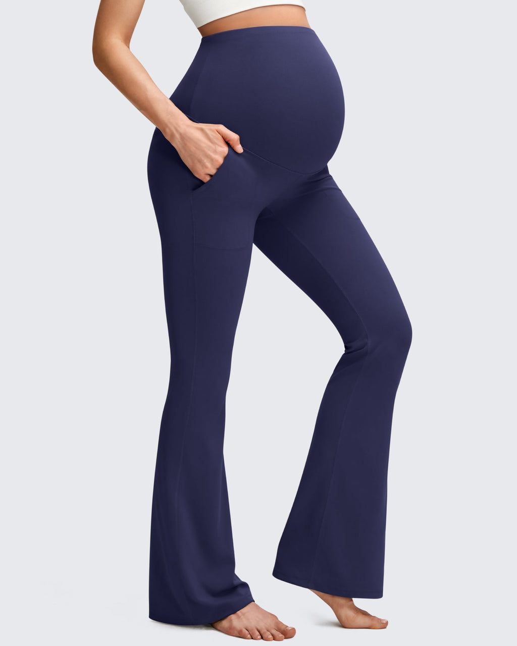 BareFeel Maternity Pockets Dress Flare Leggings