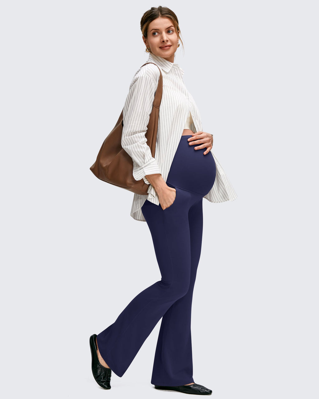 BareFeel Maternity Pockets Dress Flare Leggings