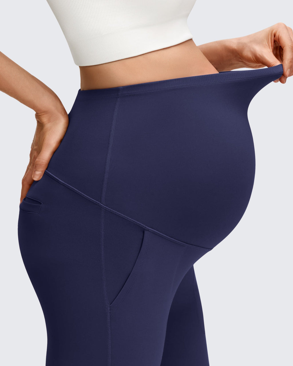 BareFeel Maternity Pockets Dress Flare Leggings