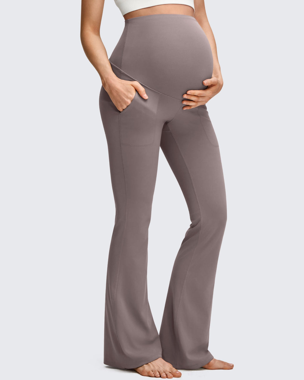 BareFeel Maternity Pockets Dress Flare Leggings