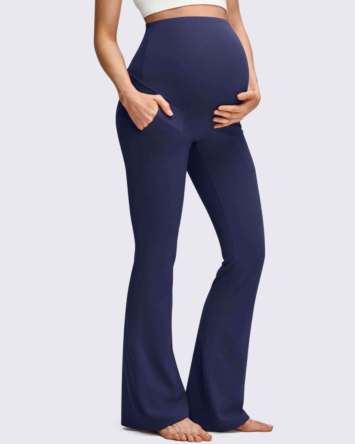 BareFeel Maternity Pockets Dress Flare Leggings