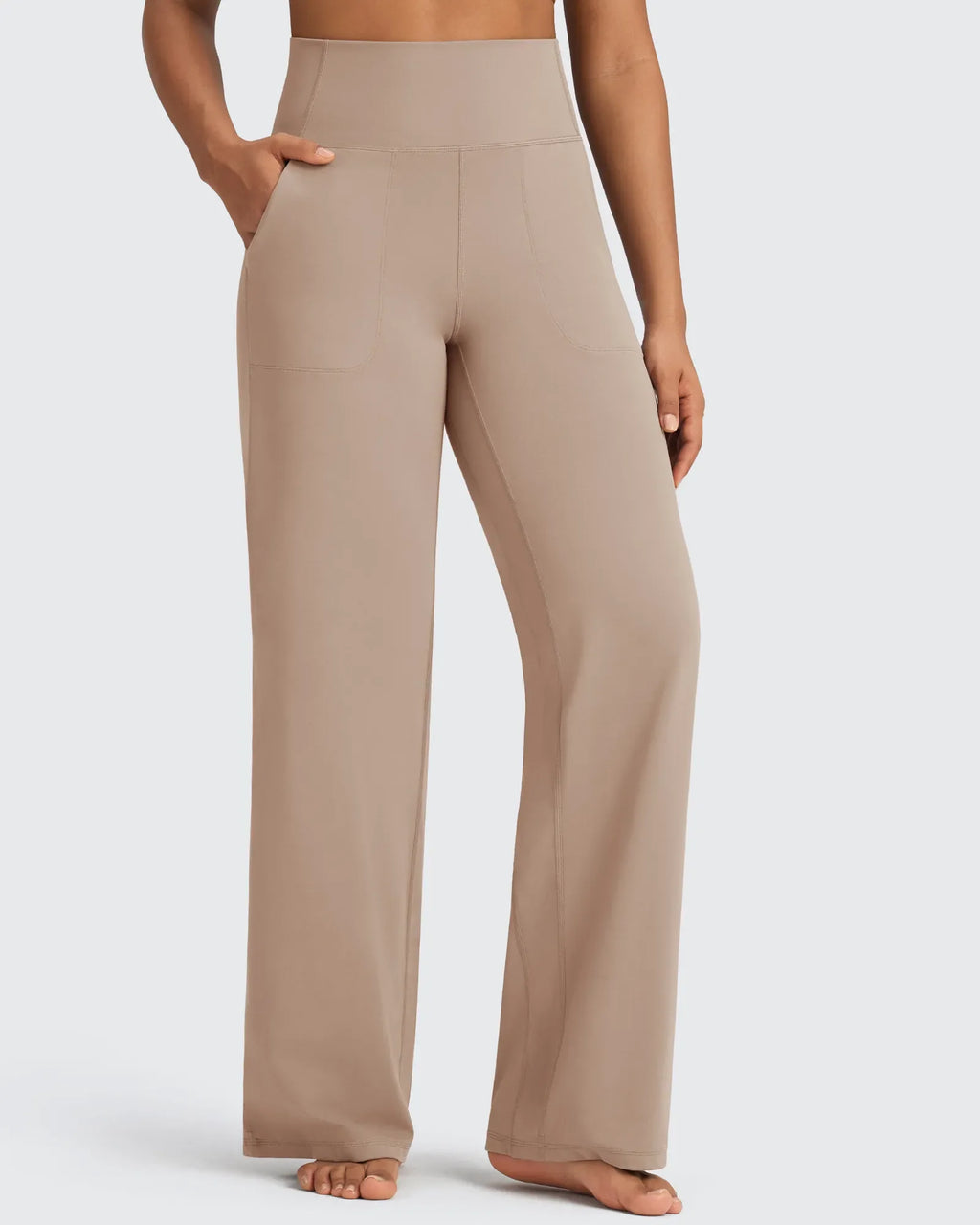 BareFeel Seamless High-Waist Dressy Wide Leg Pants