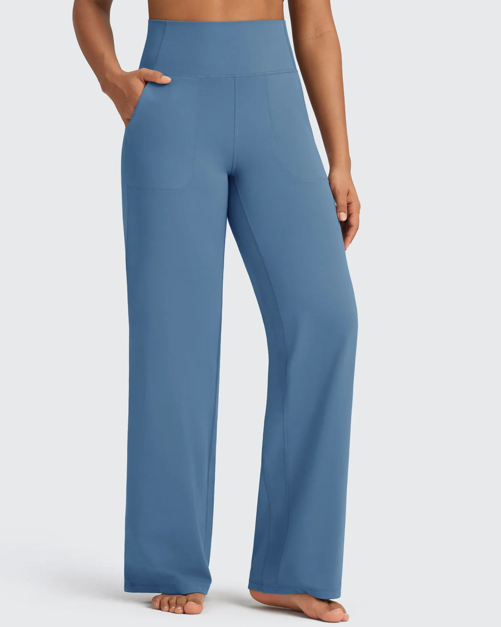 BareFeel Seamless High-Waist Dressy Wide Leg Pants