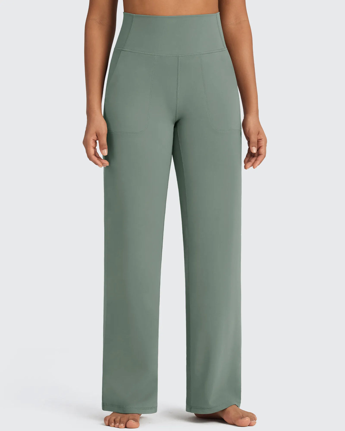 BareFeel Seamless High-Waist Dressy Wide Leg Pants