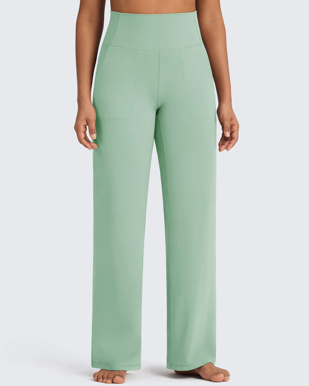 BareFeel Seamless High-Waist Dressy Wide Leg Pants