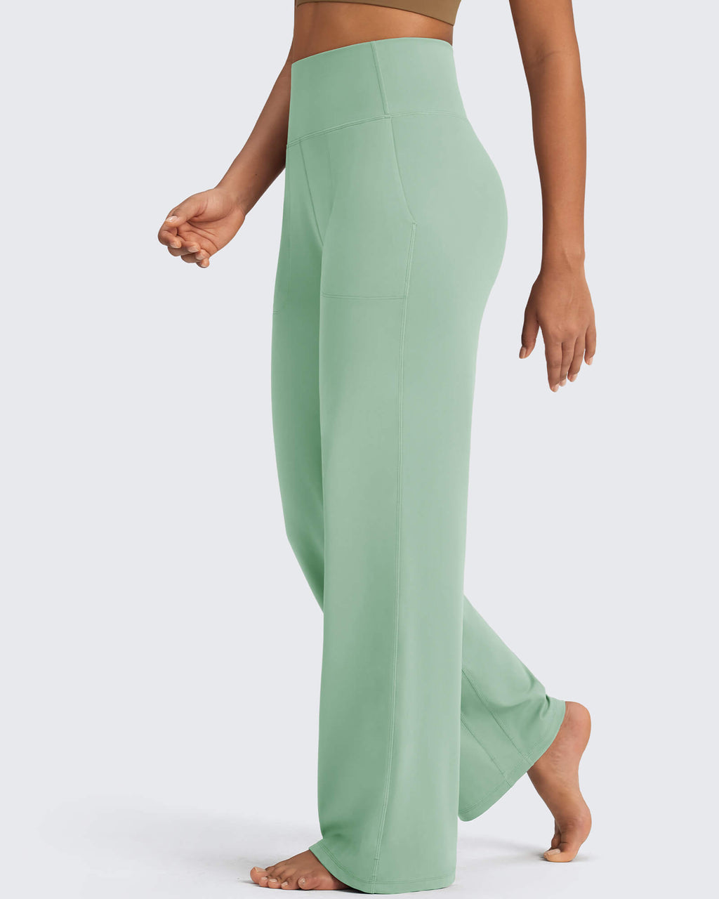 BareFeel Seamless High-Waist Dressy Wide Leg Pants