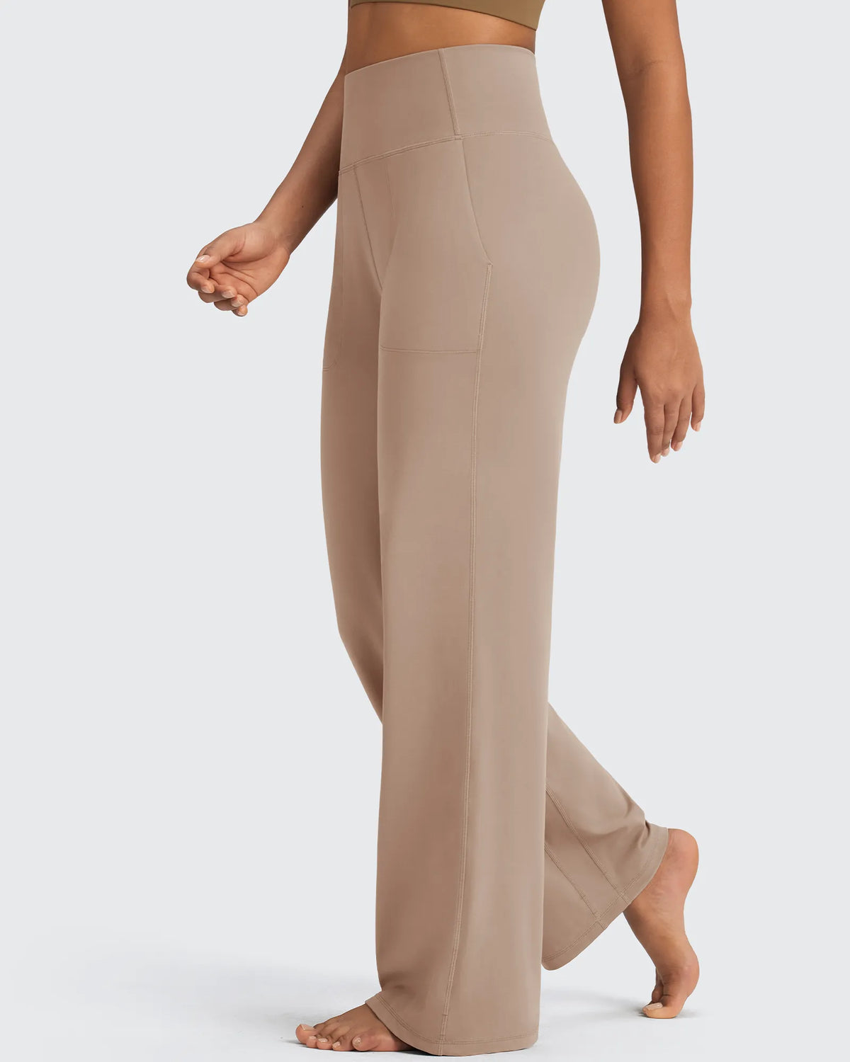 BareFeel Seamless High-Waist Dressy Wide Leg Pants