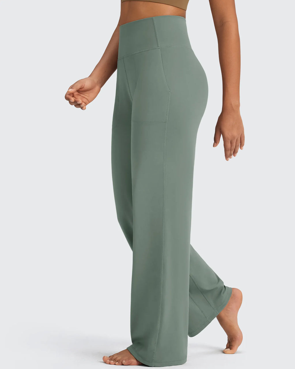 BareFeel Seamless High-Waist Dressy Wide Leg Pants