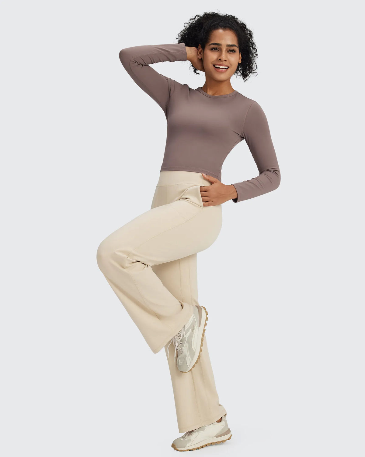 BareFeel Seamless High-Waist Dressy Wide Leg Pants