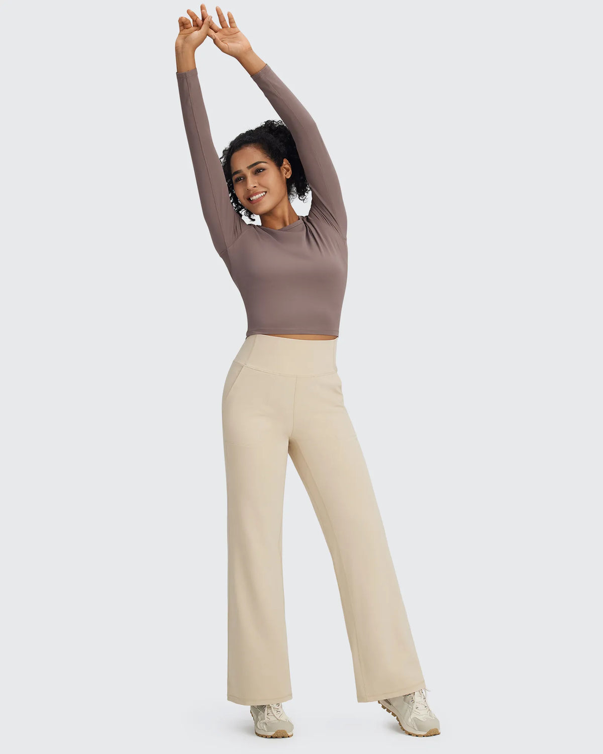 BareFeel Seamless High-Waist Dressy Wide Leg Pants