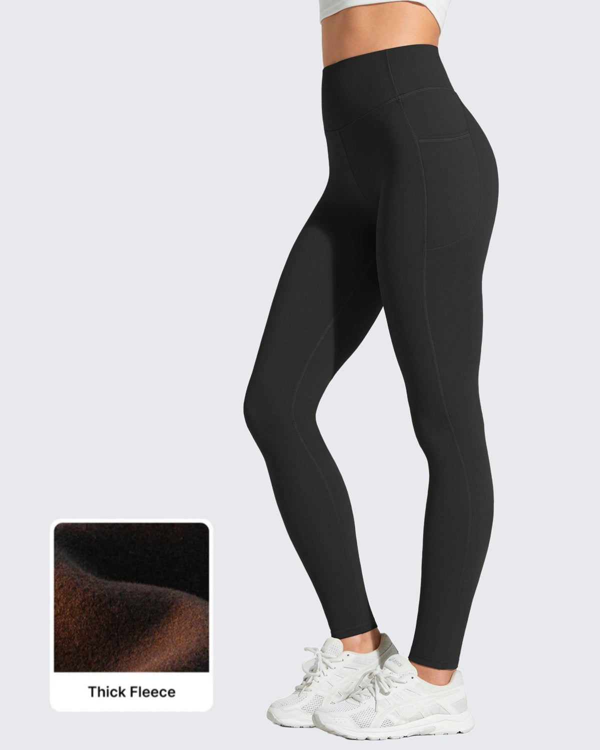Barefeel Fleece Lined High Stretch Yoga Workout Leggings