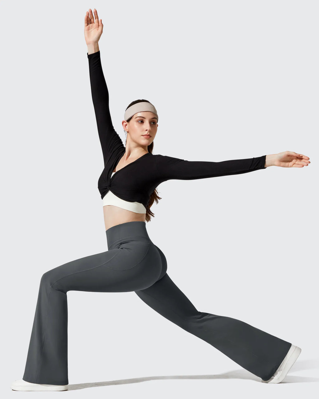 Barefeel Fleece Lined High Waist Flare Yoga Leggings