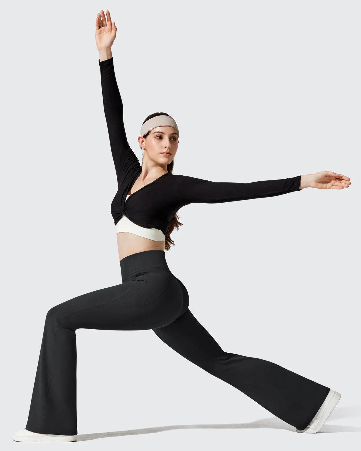 Barefeel Fleece Lined High Waist Flare Yoga Leggings